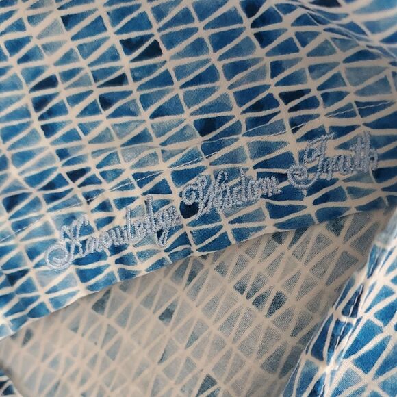 ROBERT GRAHAM | LARGE MEN'S | PINE BLUFF CLASSIC SHORT SLEEVE PINE BLUFF BLUE - Picture 6 of 14